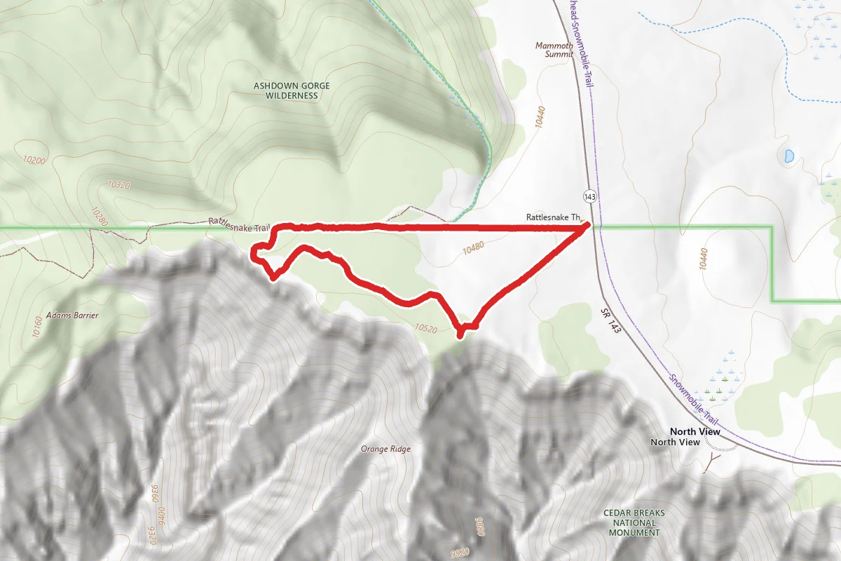 North Rim Ski Trail