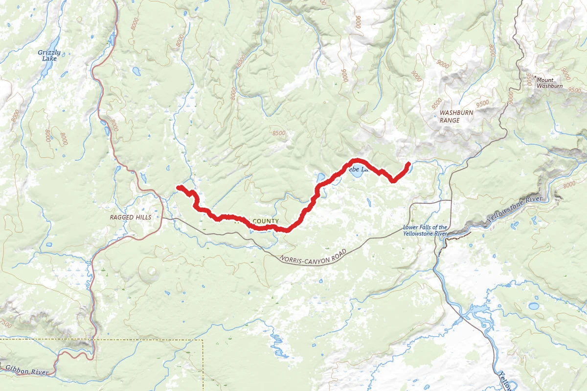 Howard Eaton Trail:Cascade Lake-Norris Campground