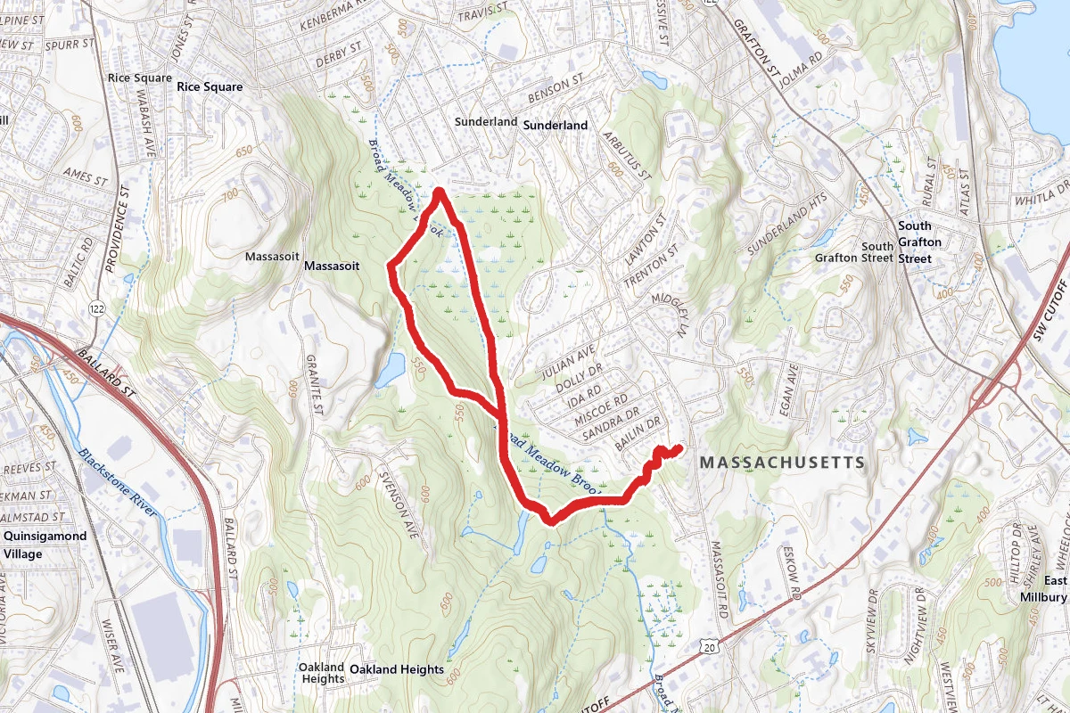Broad Meadow Brook Trail