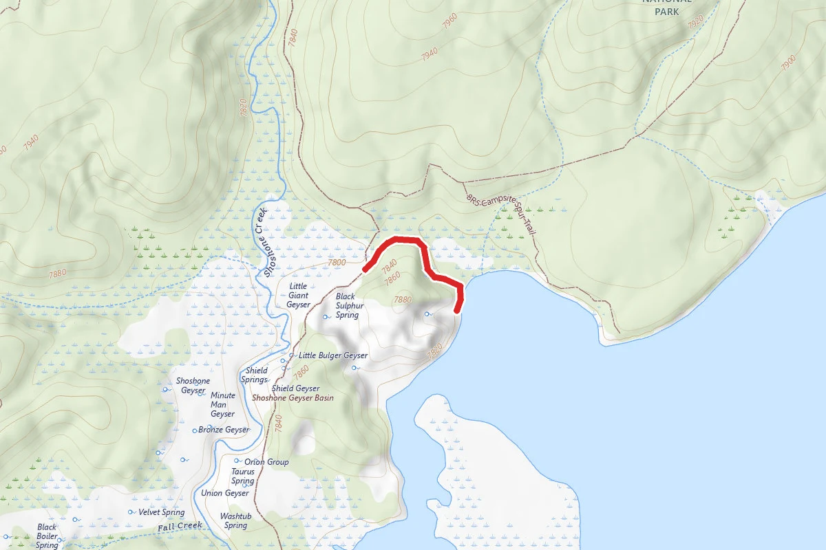 Shoshone Geyser Basin Trail