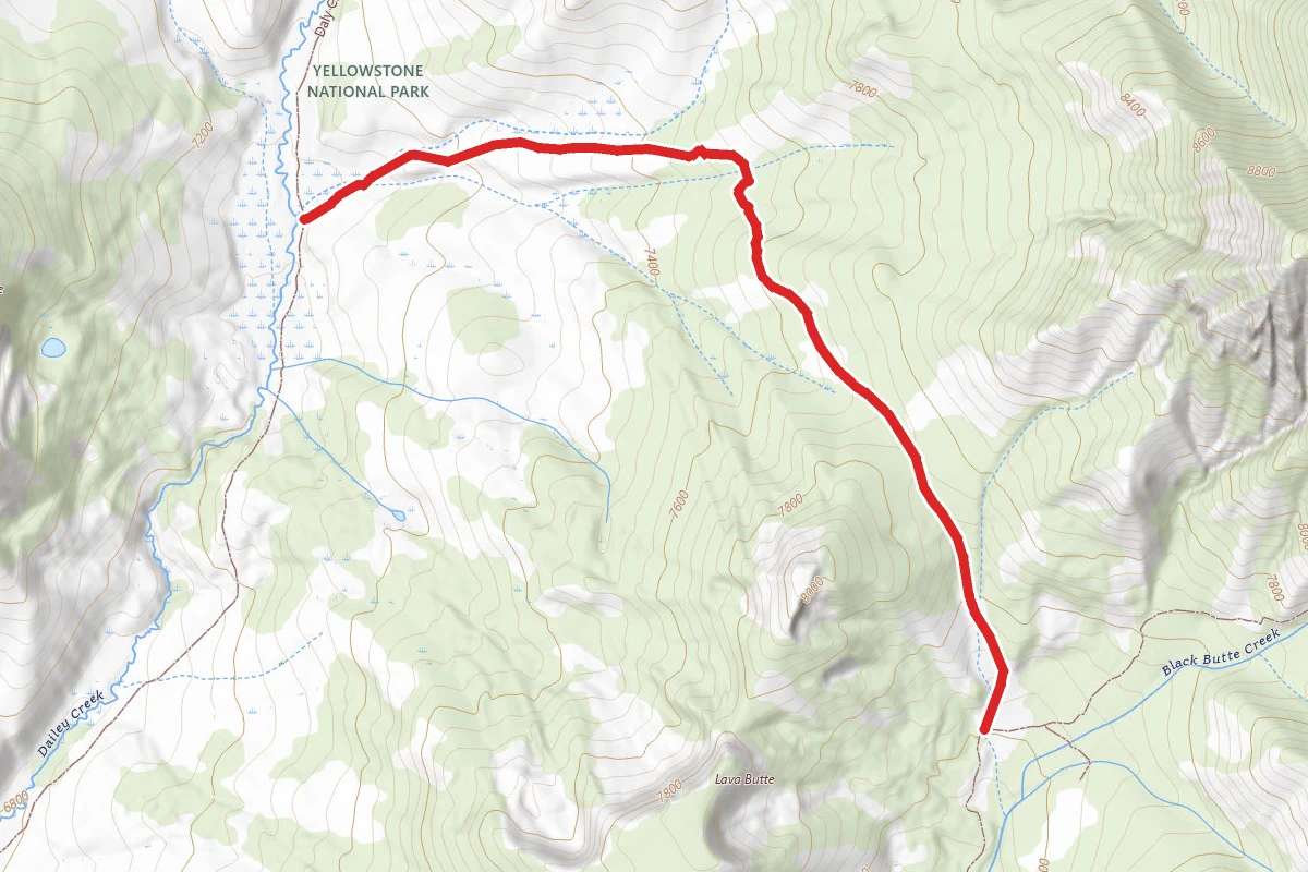 Black Butte-Daly Creek Cutoff Trail