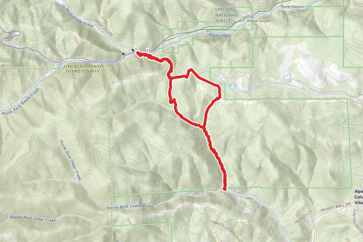 North Cedar Creek Trail
