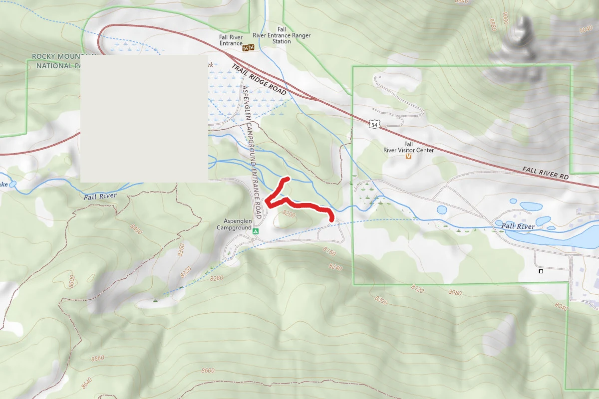 Aspenglen Campground Trail