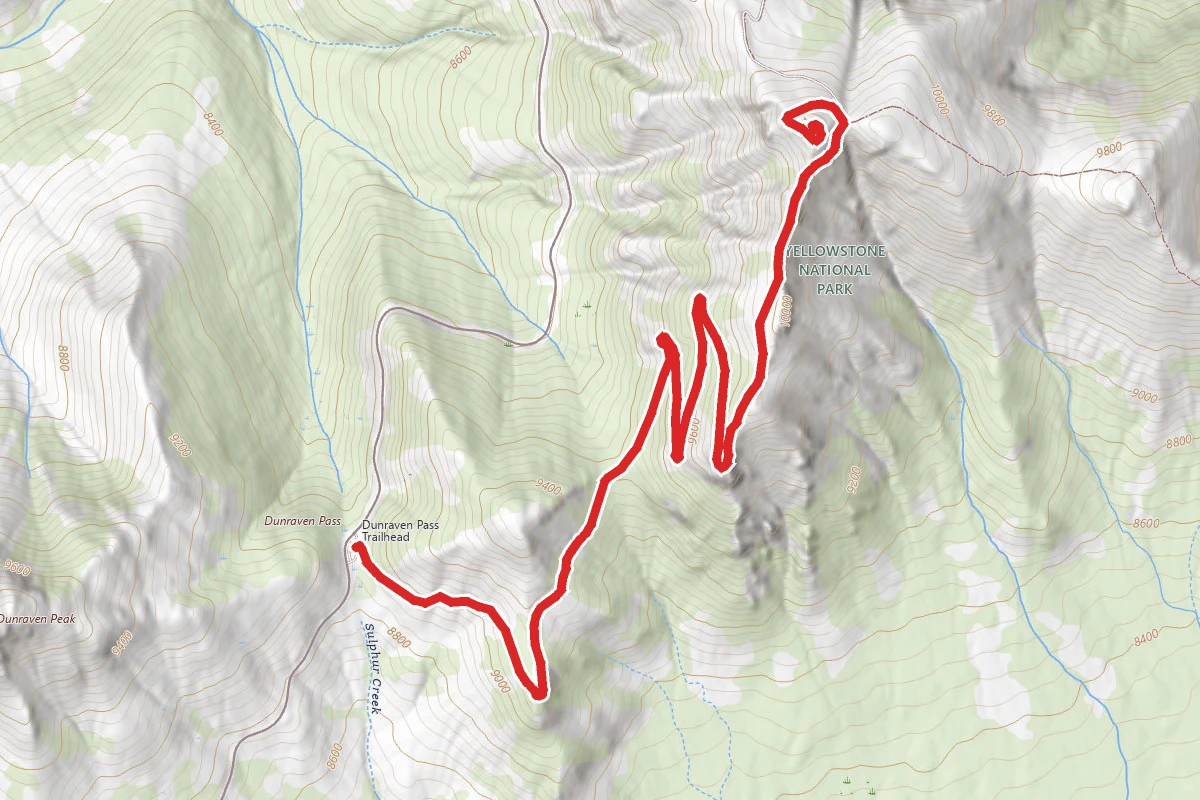 Mount Washburn South Trail