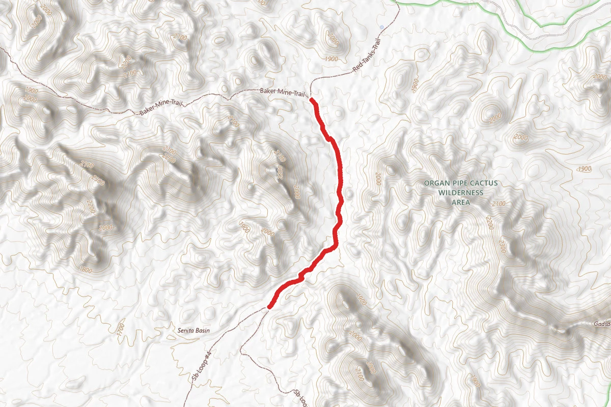 Red Tanks-Senita Basin Trail