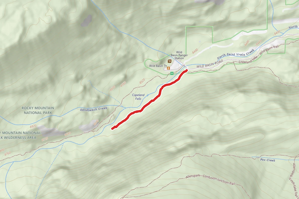 Livery Trail To Copeland Falls Trail