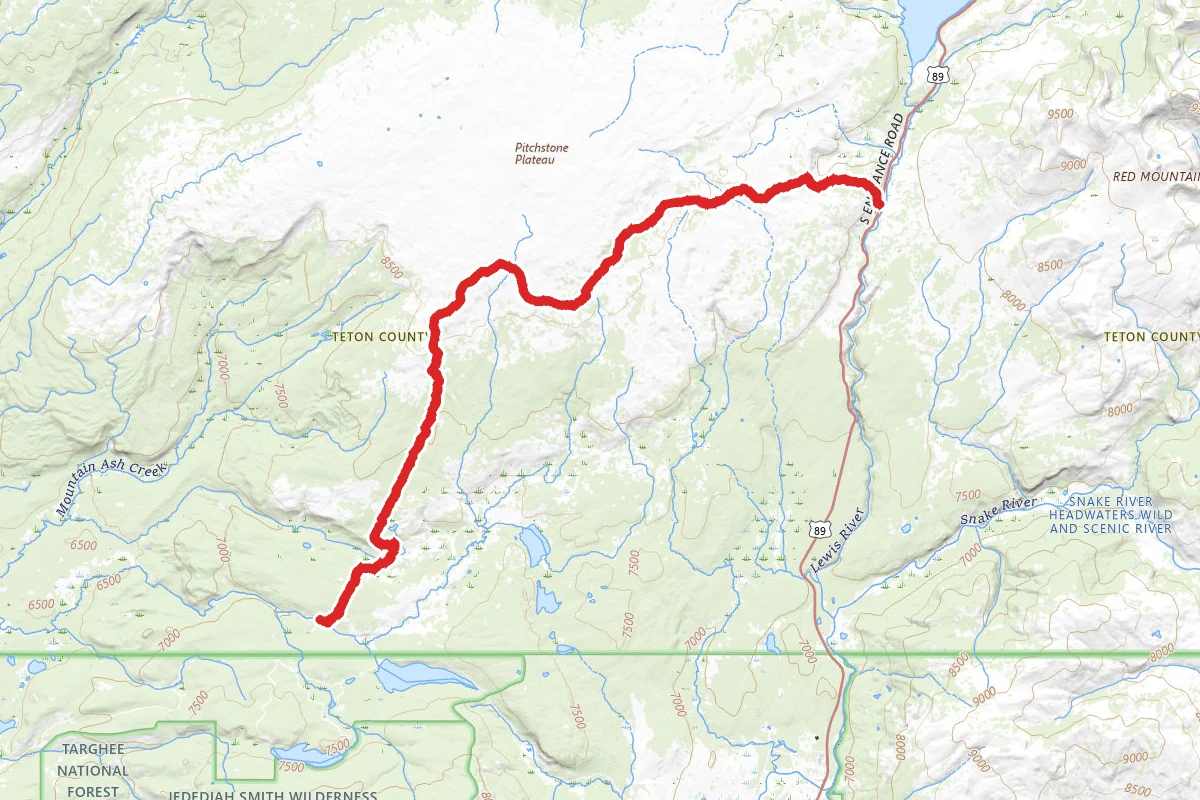 Pitchstone Plateau Trail