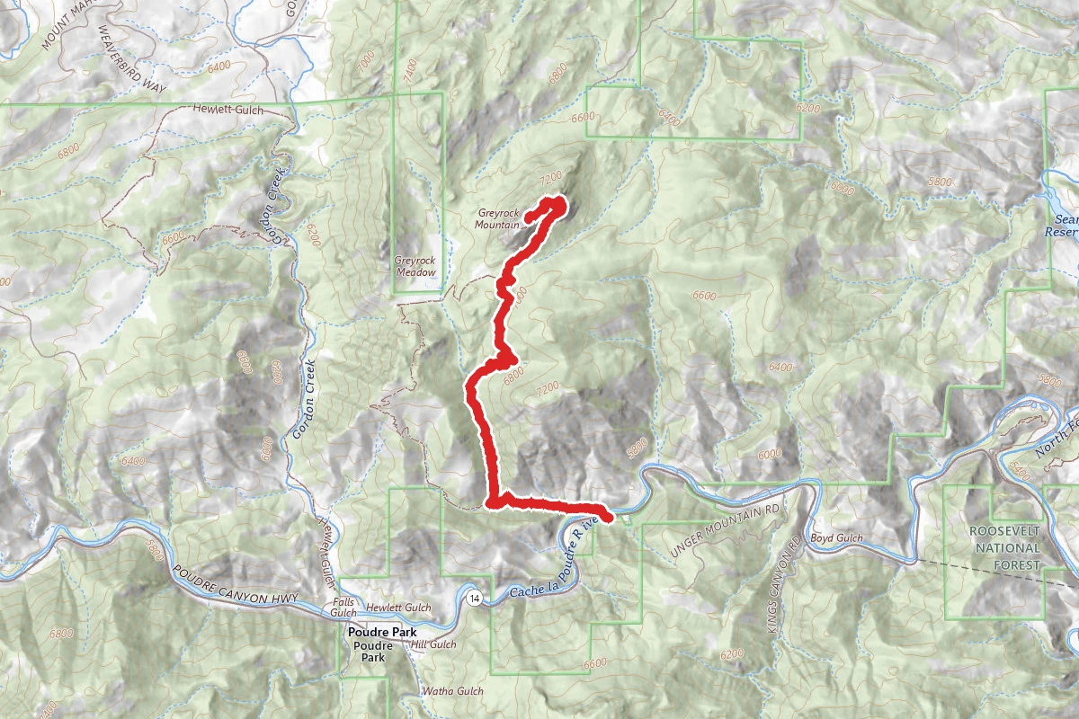 Greyrock Summit Trail