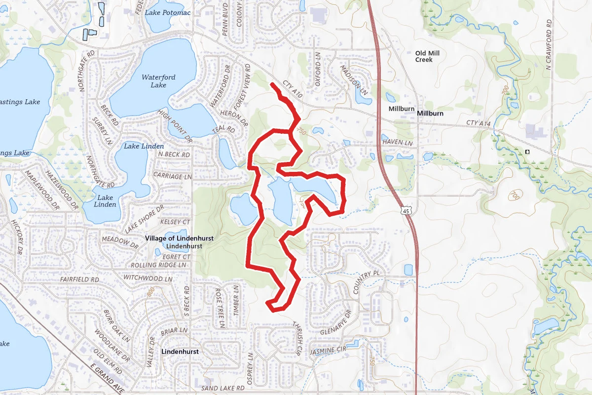 McDonald Woods Trail Loop