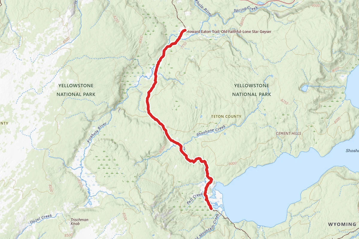 Shoshone Lake Trail