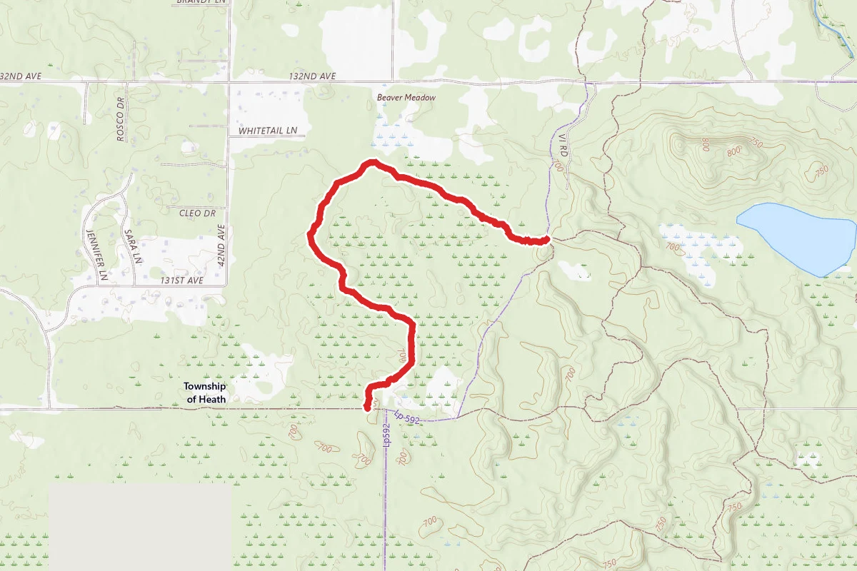 Allegan State Game Area - Equestrian Trail Silver Creek 6