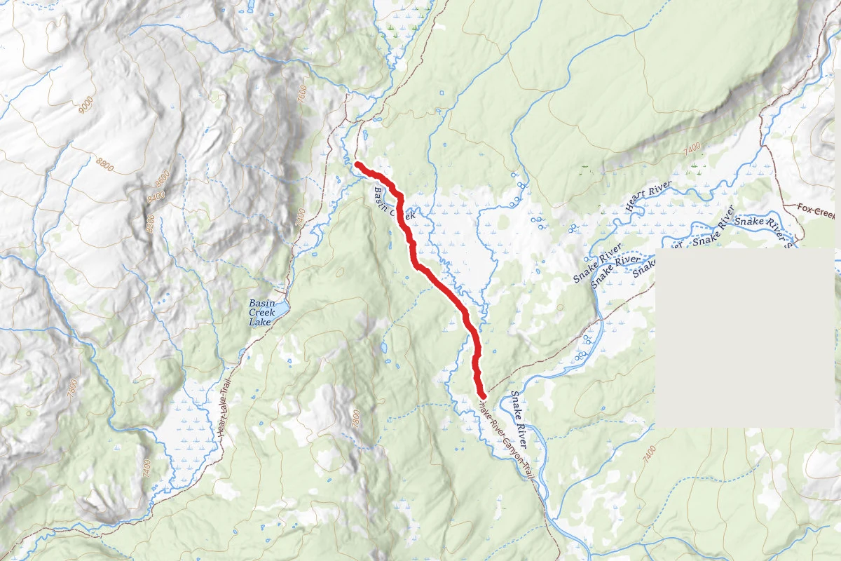 Basin Creek Cutoff Trail