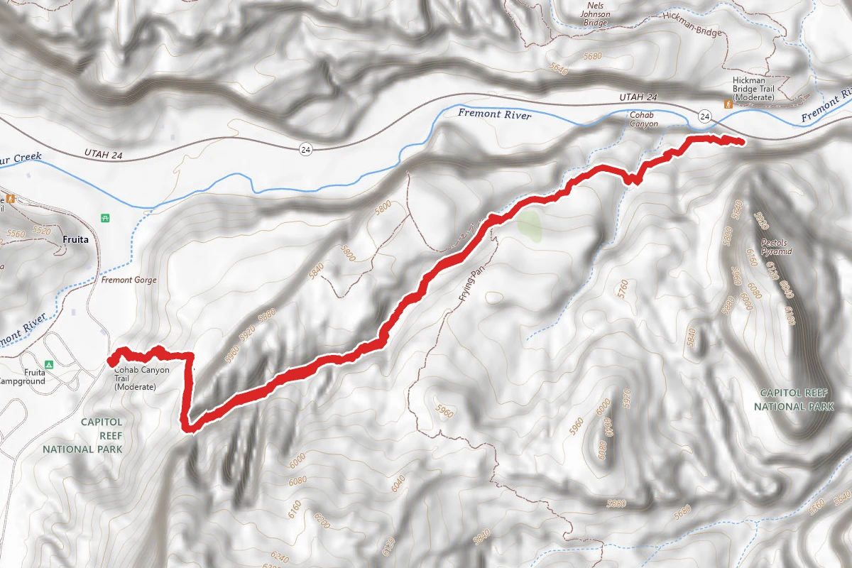 Cohab Canyon Trail
