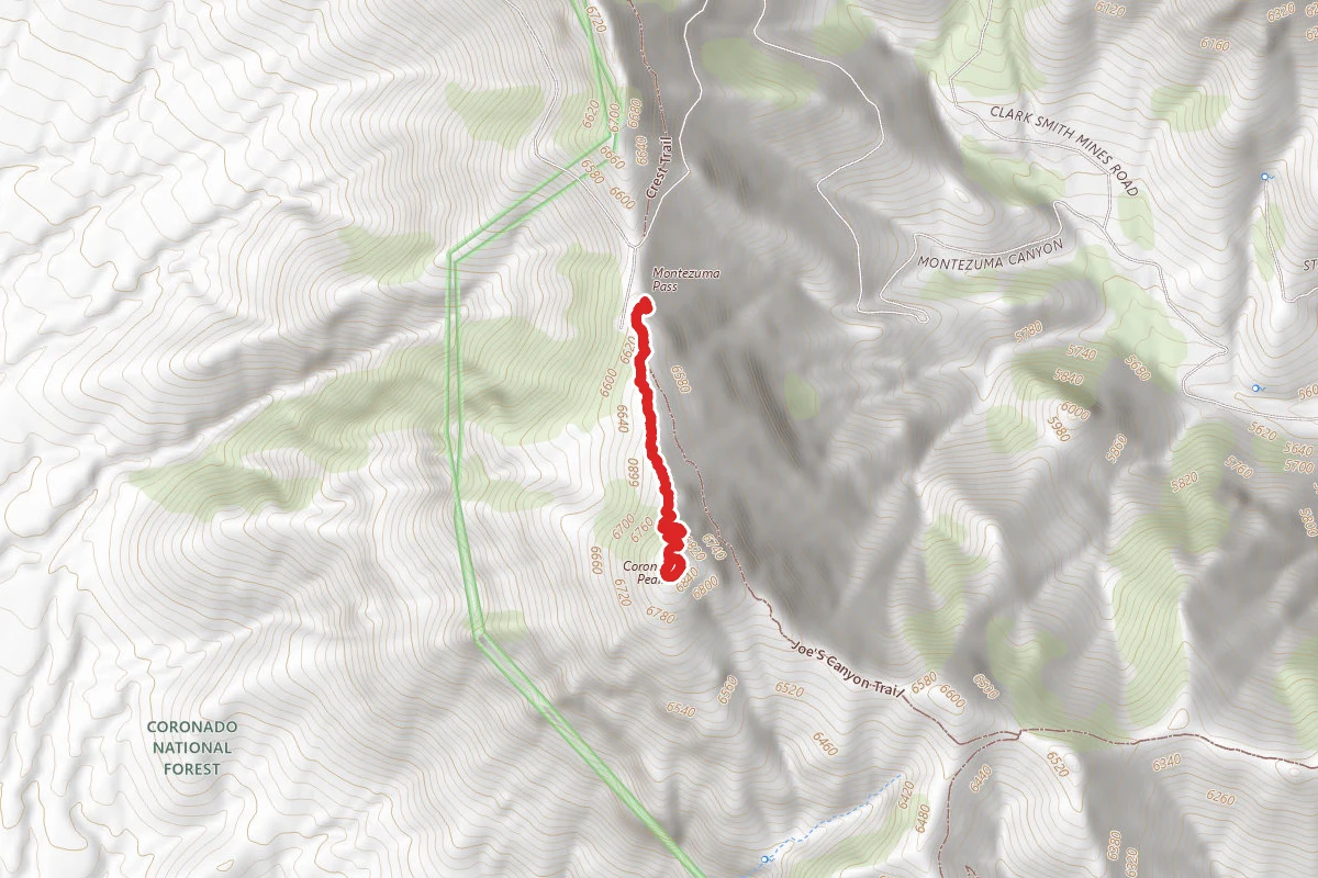 Coronado Peak Trail