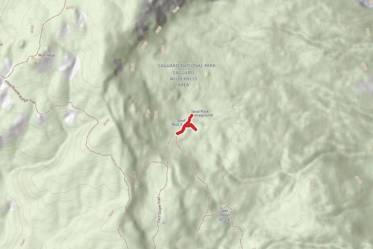 Spud Rock Camp Trail