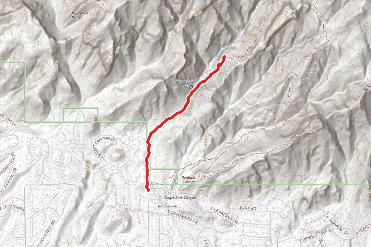 Finger Rock Short Route