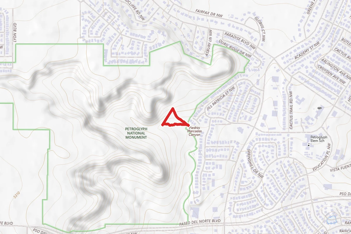 Las Marcadas Park Connector Trail