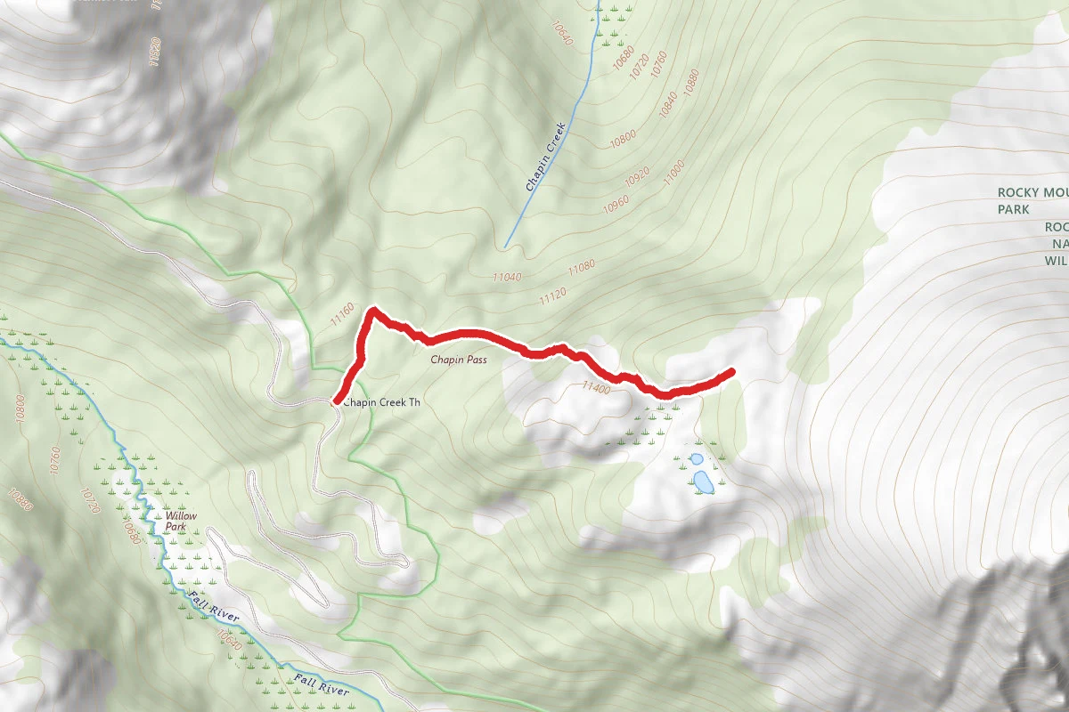 Chapin Pass Climbers Access Trail