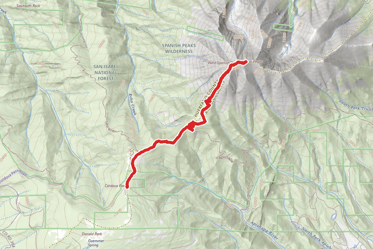 West Spanish Peak Trail