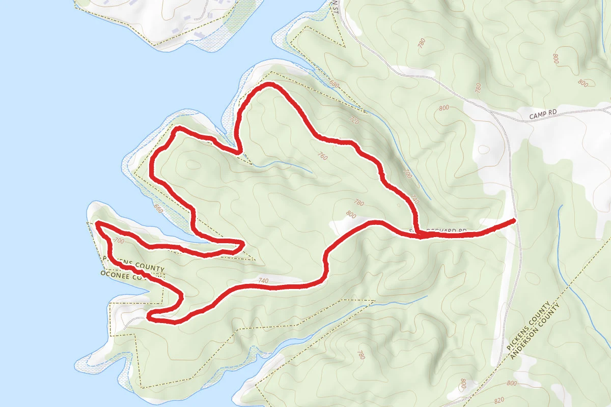 Green Trail Loop from Seed Orchard Road Trailhead