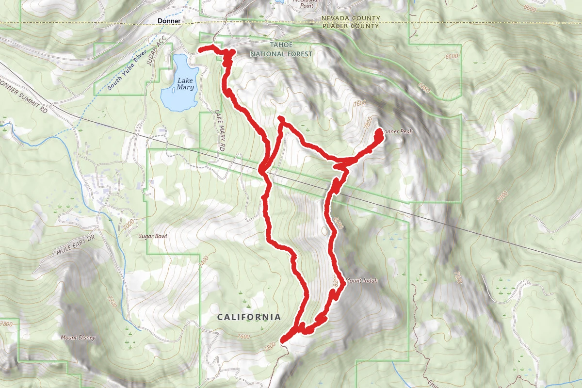 Donner Peak and Judah Summit Loop