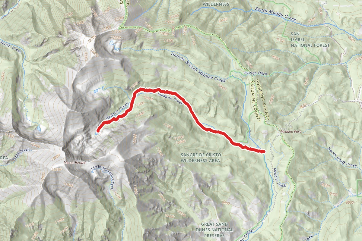 Medano Lake Trail