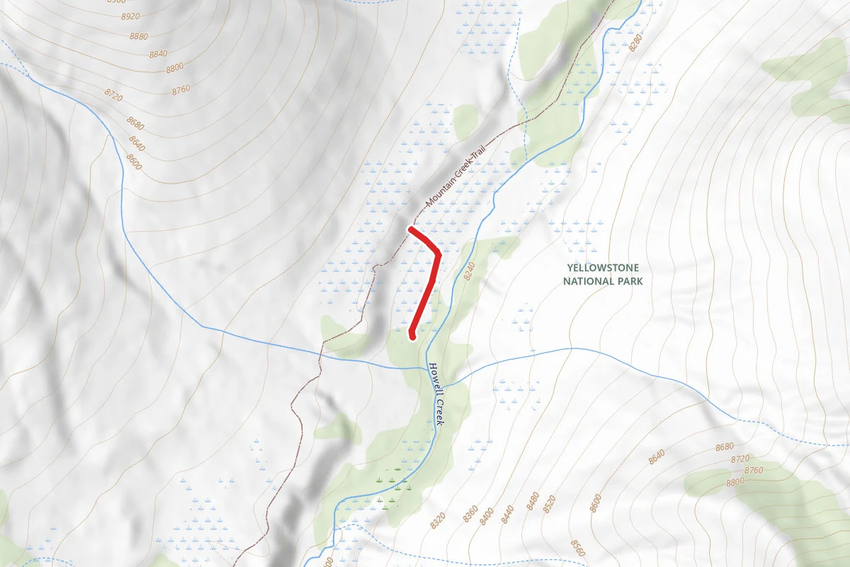 6D6 Campsite Spur Trail