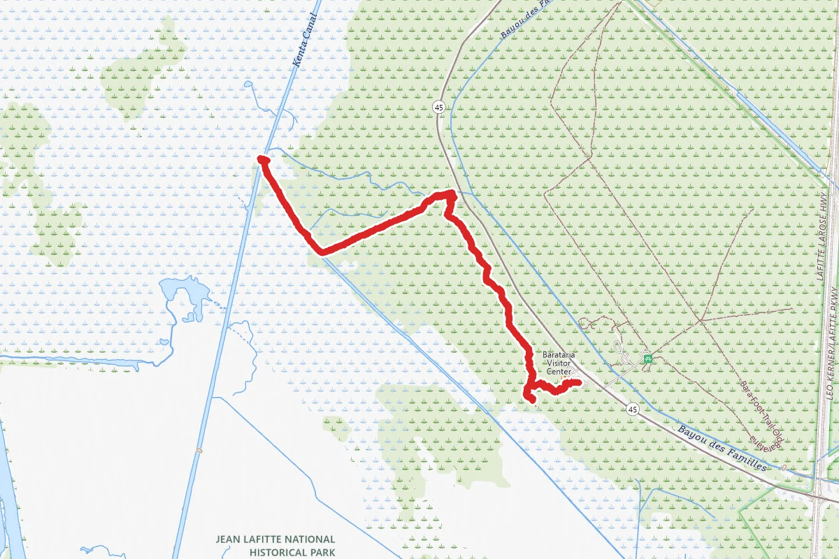 Palmetto, Bayou Coquille and Marsh Overlook