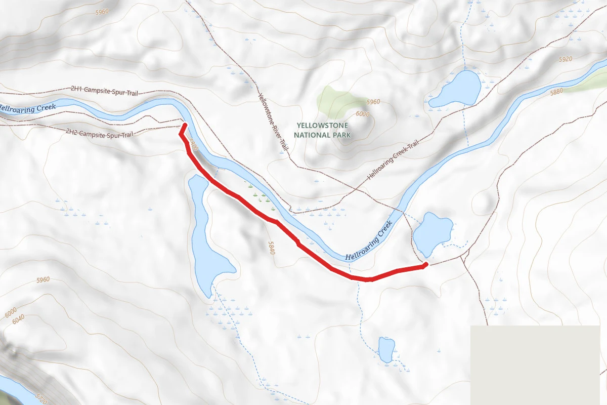 2H4 Campsite Spur Trail