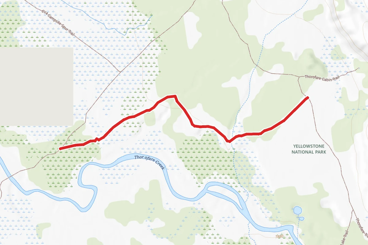 Thorofare-South Boundary Cutoff Trail