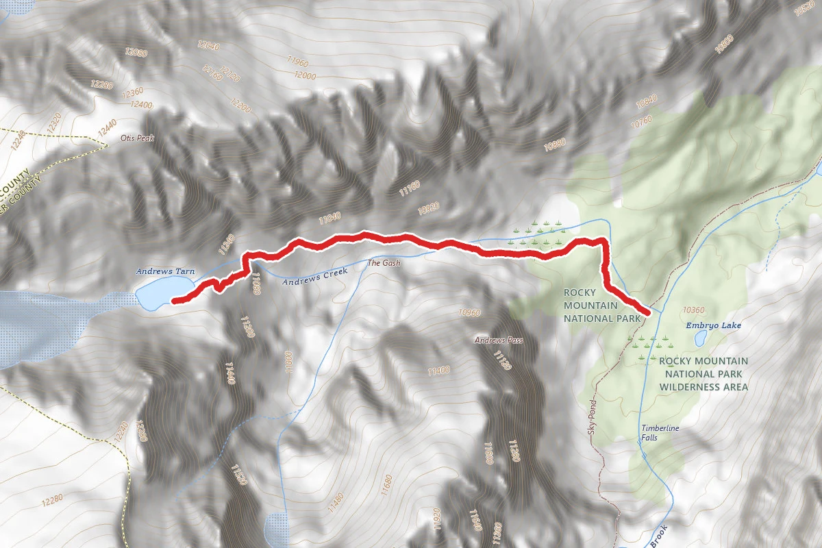 Andrews Glacier Trail