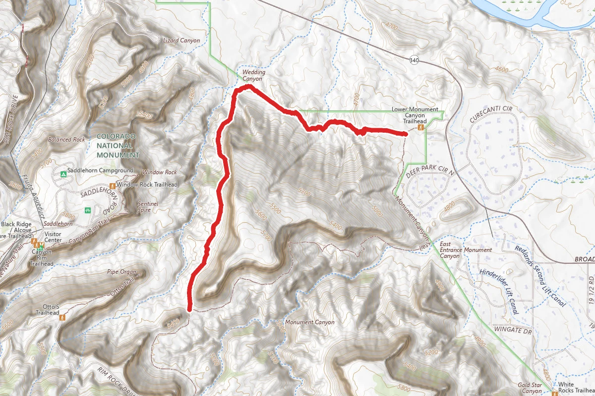 Wedding Canyon Trail