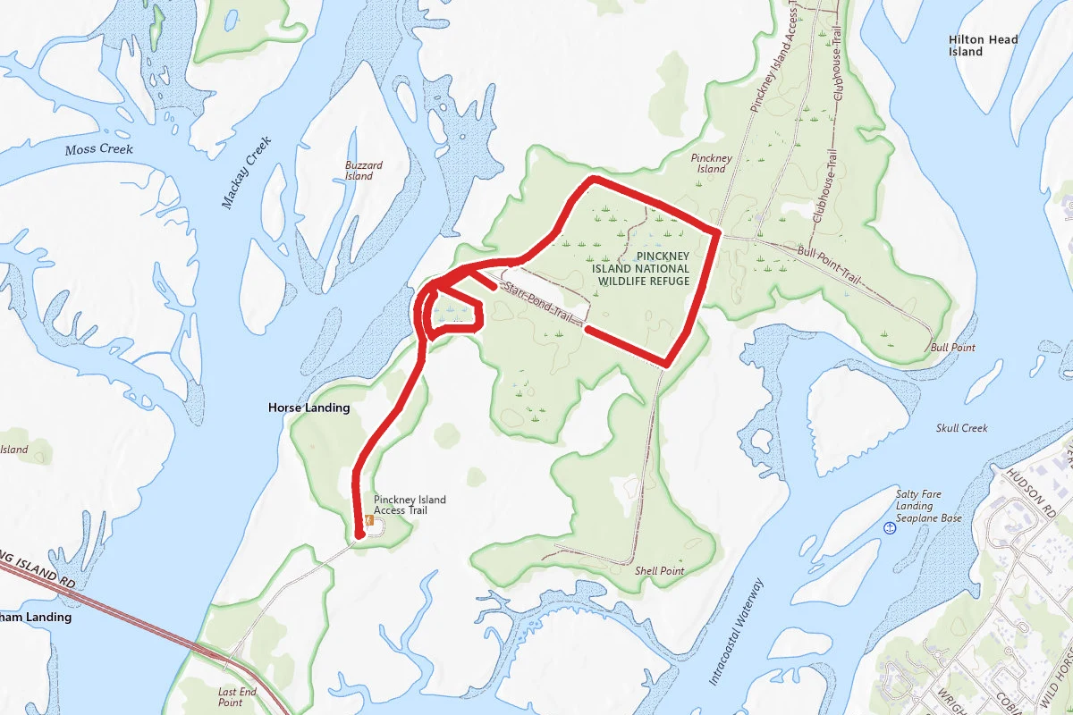 Pinckney Island Ride Trail