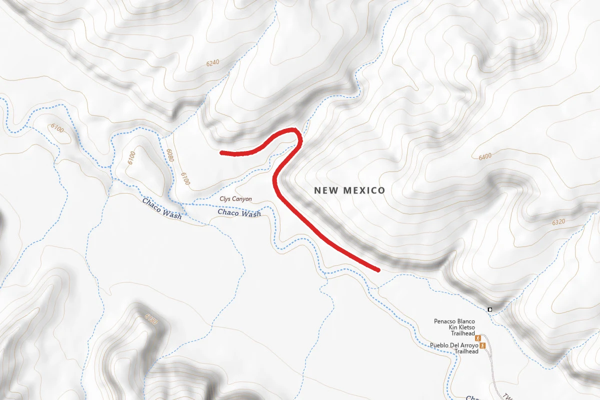 Penasco Blanco Casa Chiquita Trail