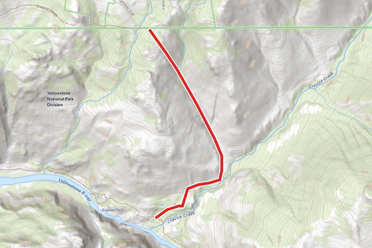Crevice Creek Trail