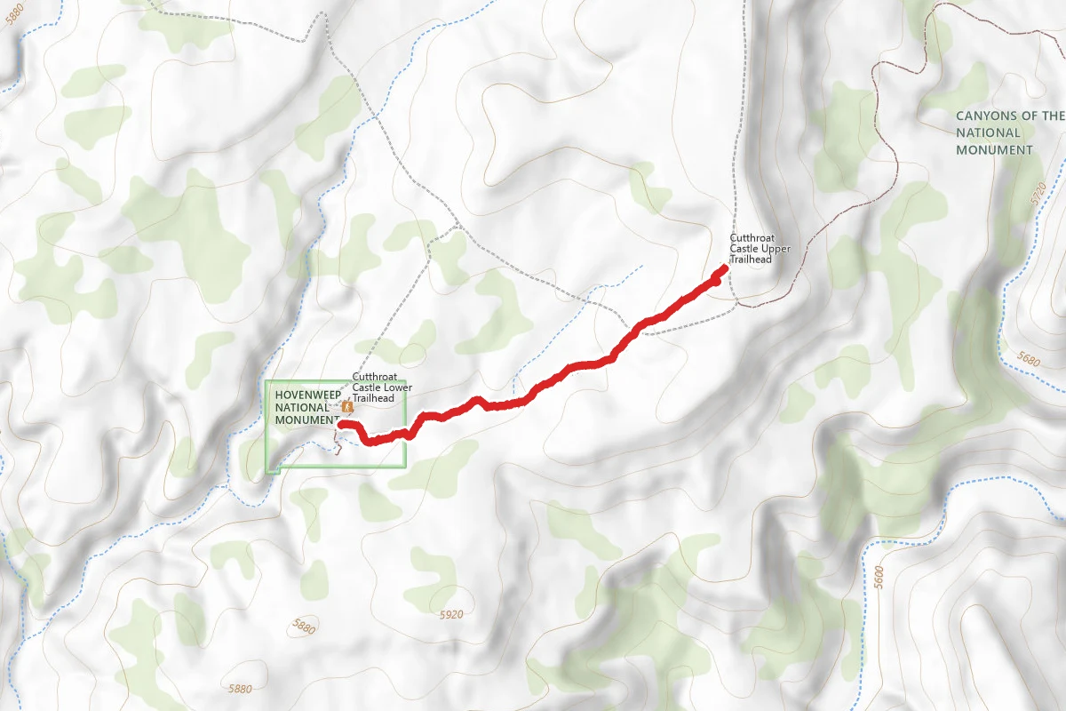Trail From Upper Parking Area