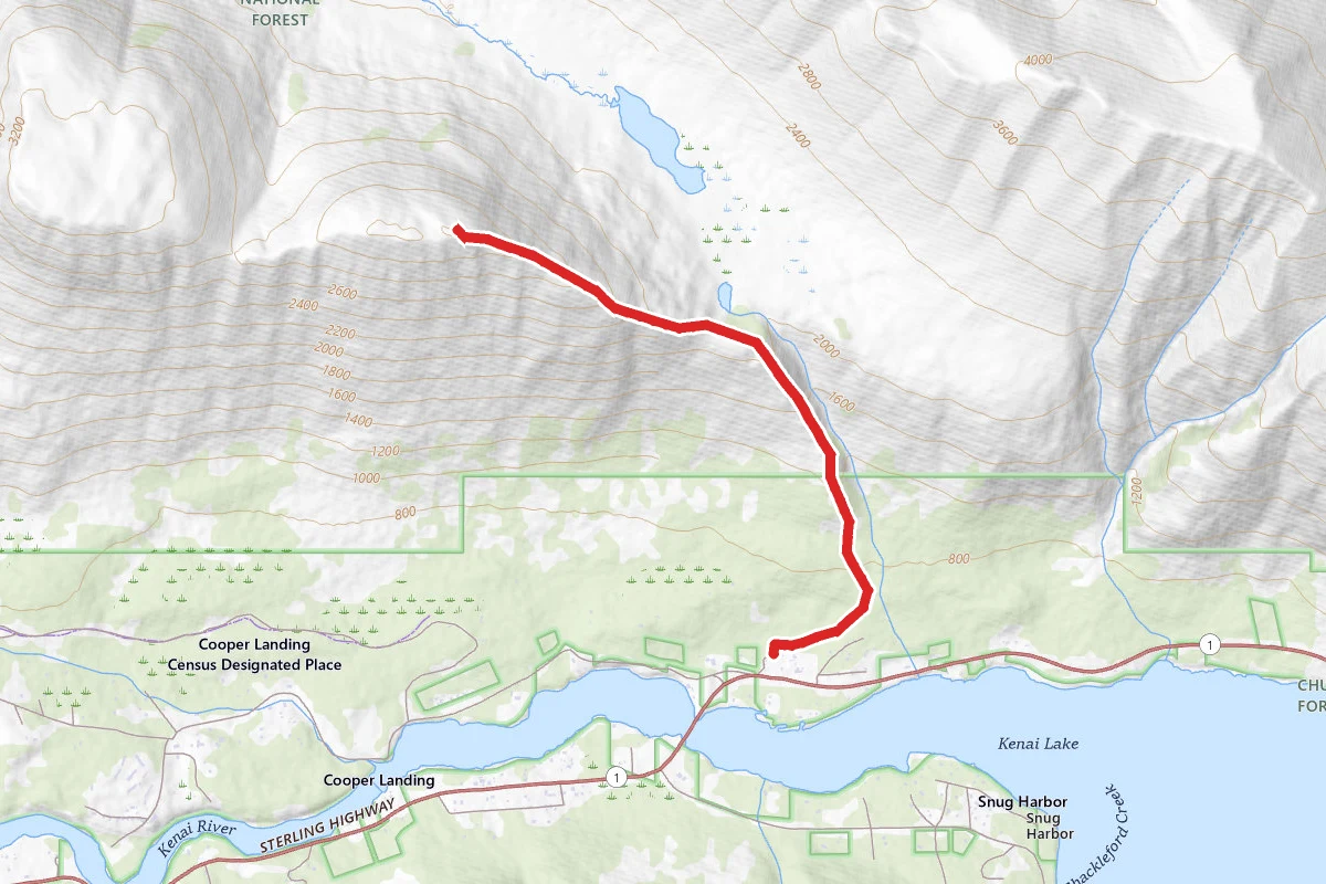 Slaughter Gultch Via Juneau Trail