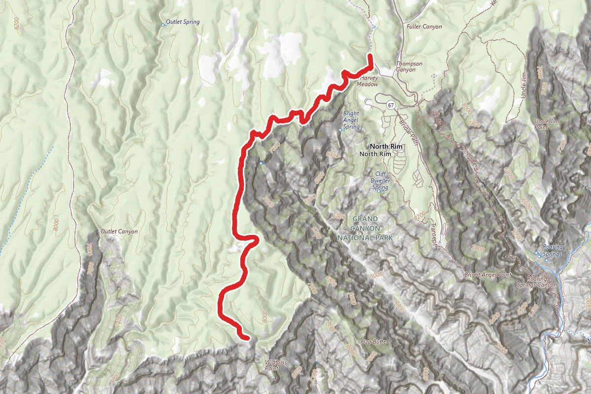 Widforss Trail