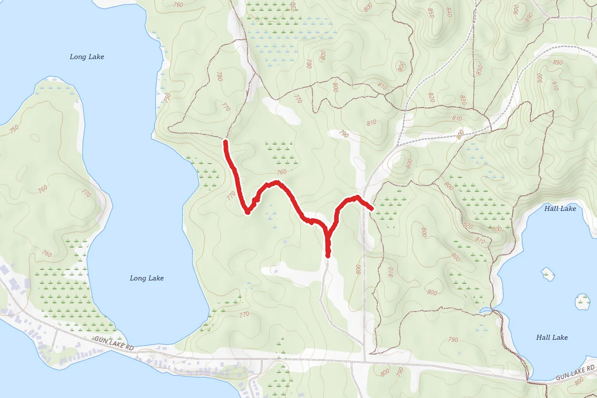 Yankee Springs Rec. Area - Hiking Trail