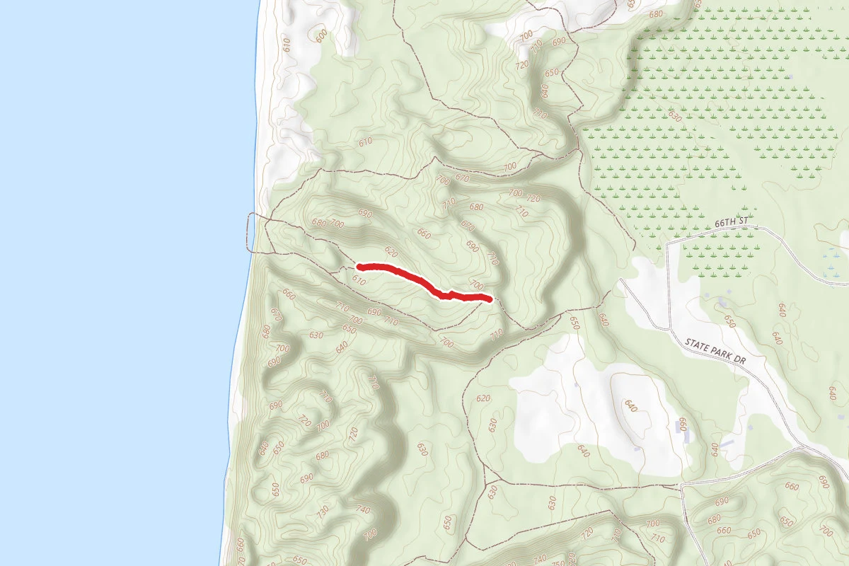 Saugatuck Dunes State Park - Beach Trail