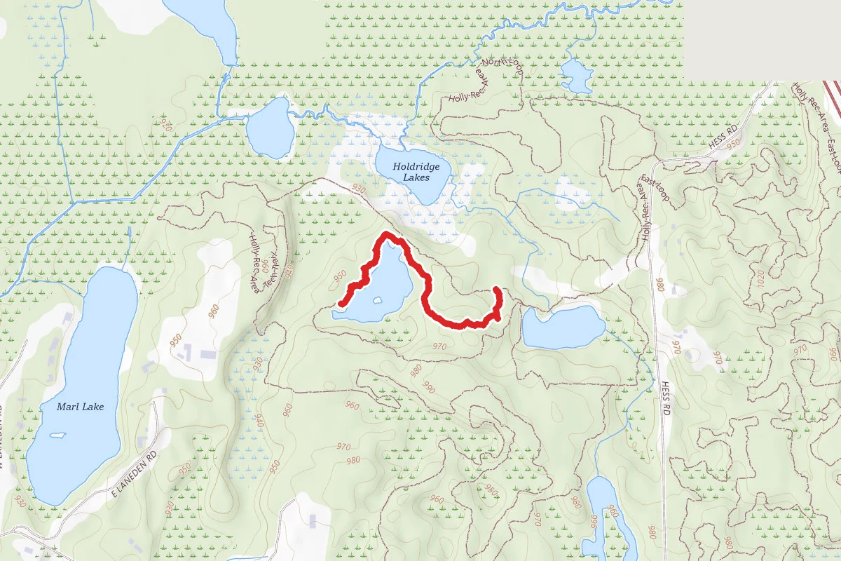 Holly Rec. Area - West Long Loop