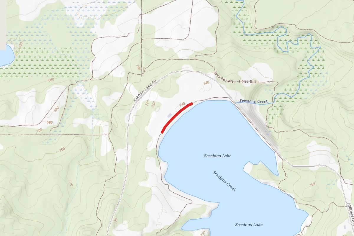 Ionia Rec. Area - Sessions Lake Trail