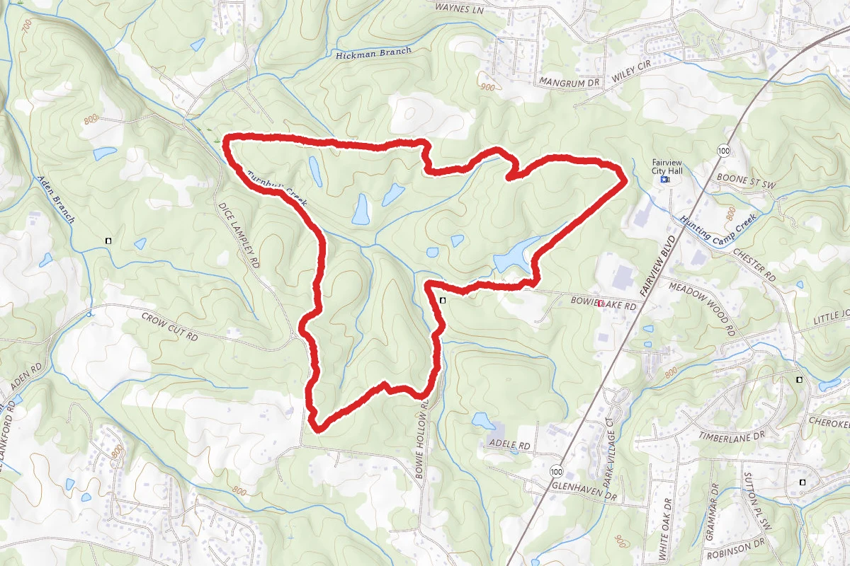 Bowie Nature Park Perimeter Trail