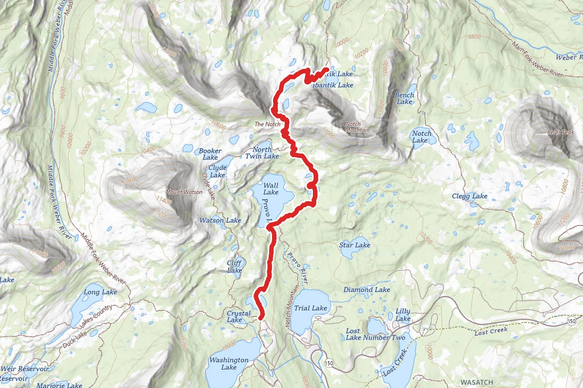 Ibantik Lake Trail