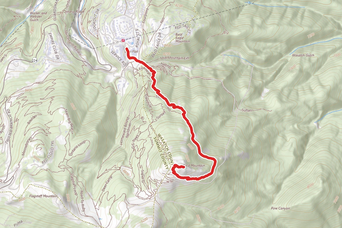 Bald Mountain via Silver Lake Trail
