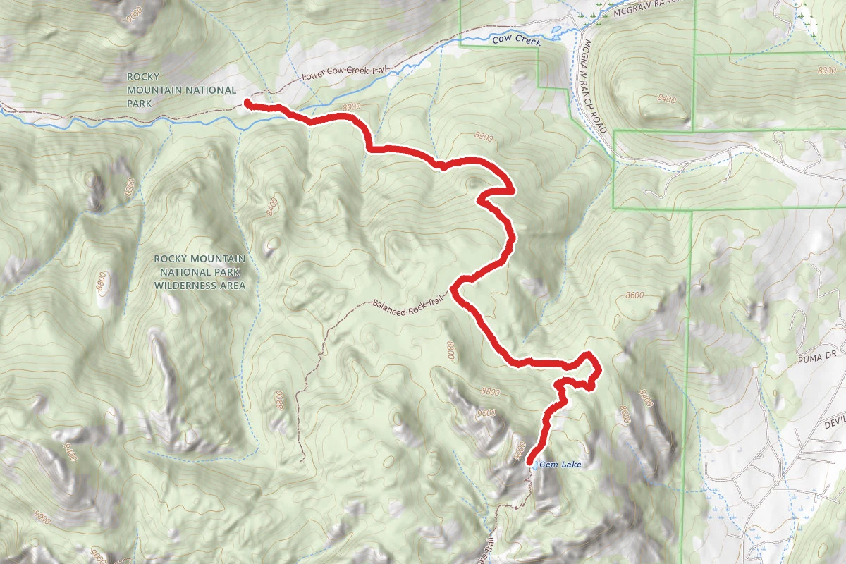 North Gem Lake/Cow Creek