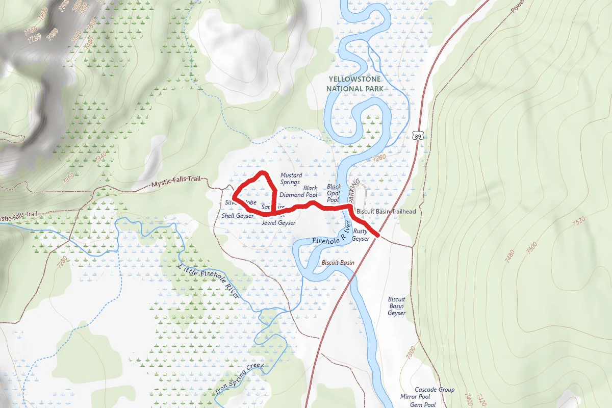 Biscuit Basin Trail