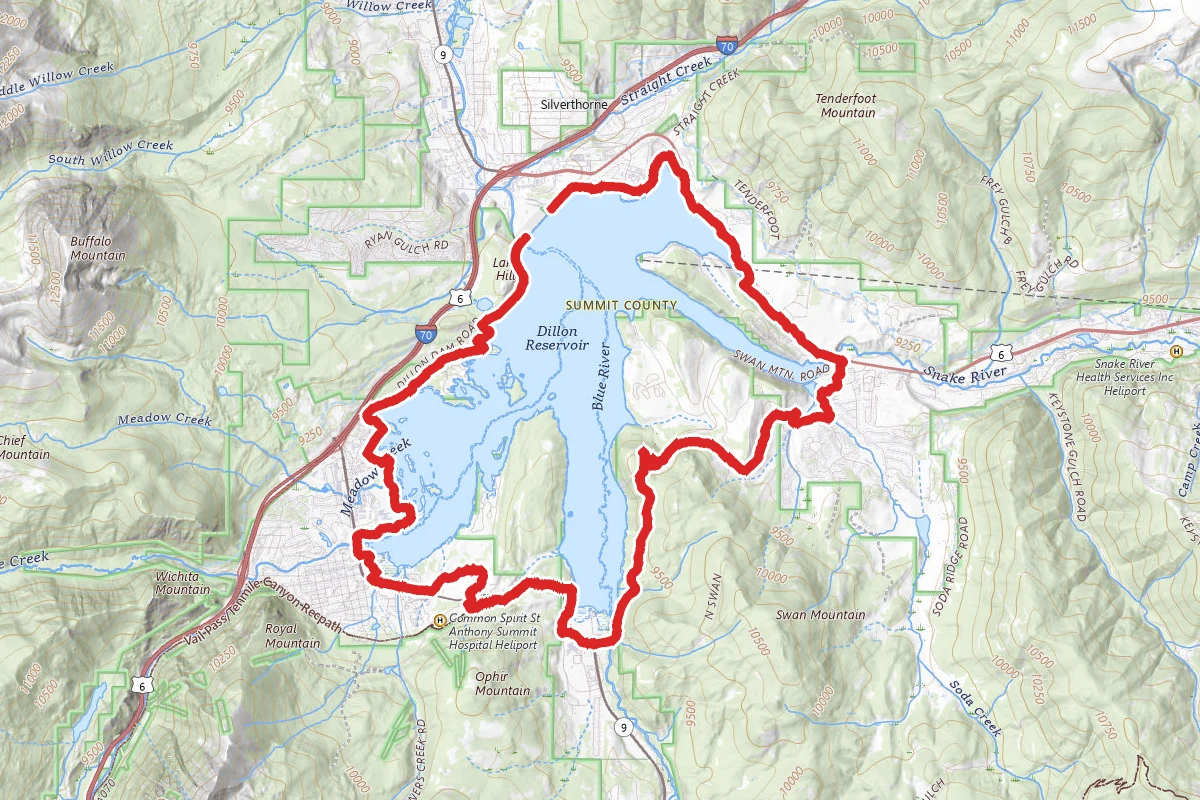 Dillon Reservoir Loop