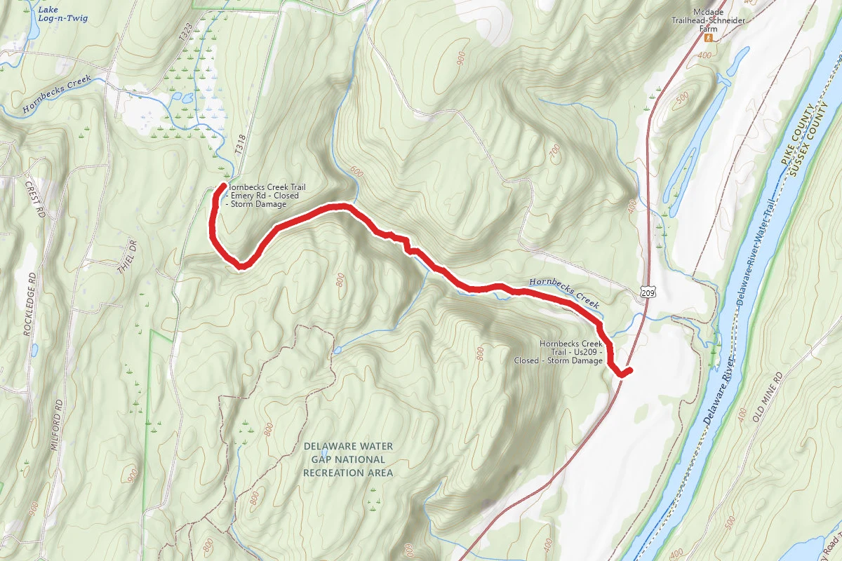Hornbecks Creek (Indian Ladders) Trail