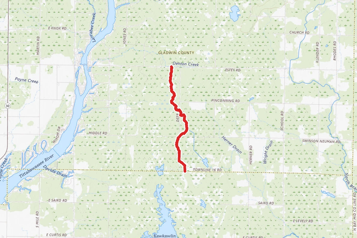 Midland to Mackinaw Boy Scout Trail